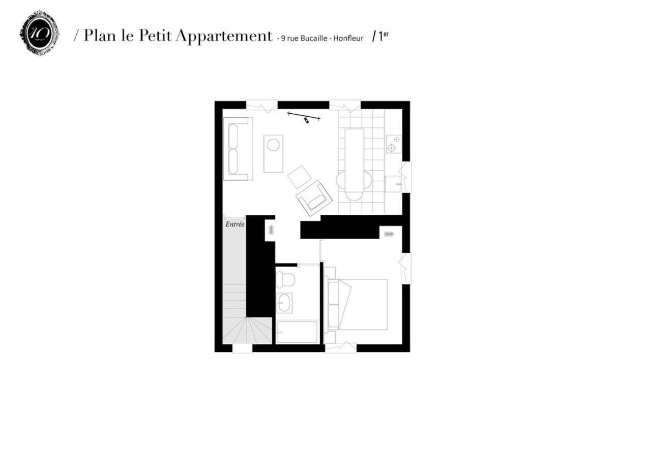 La Petite Adresse Du 10Honfleur Apartman Kültér fotó